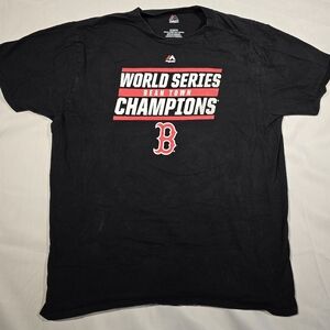Boston Red Sox 2018 World Series Champions MLB Baseball Mens Shirt XL
